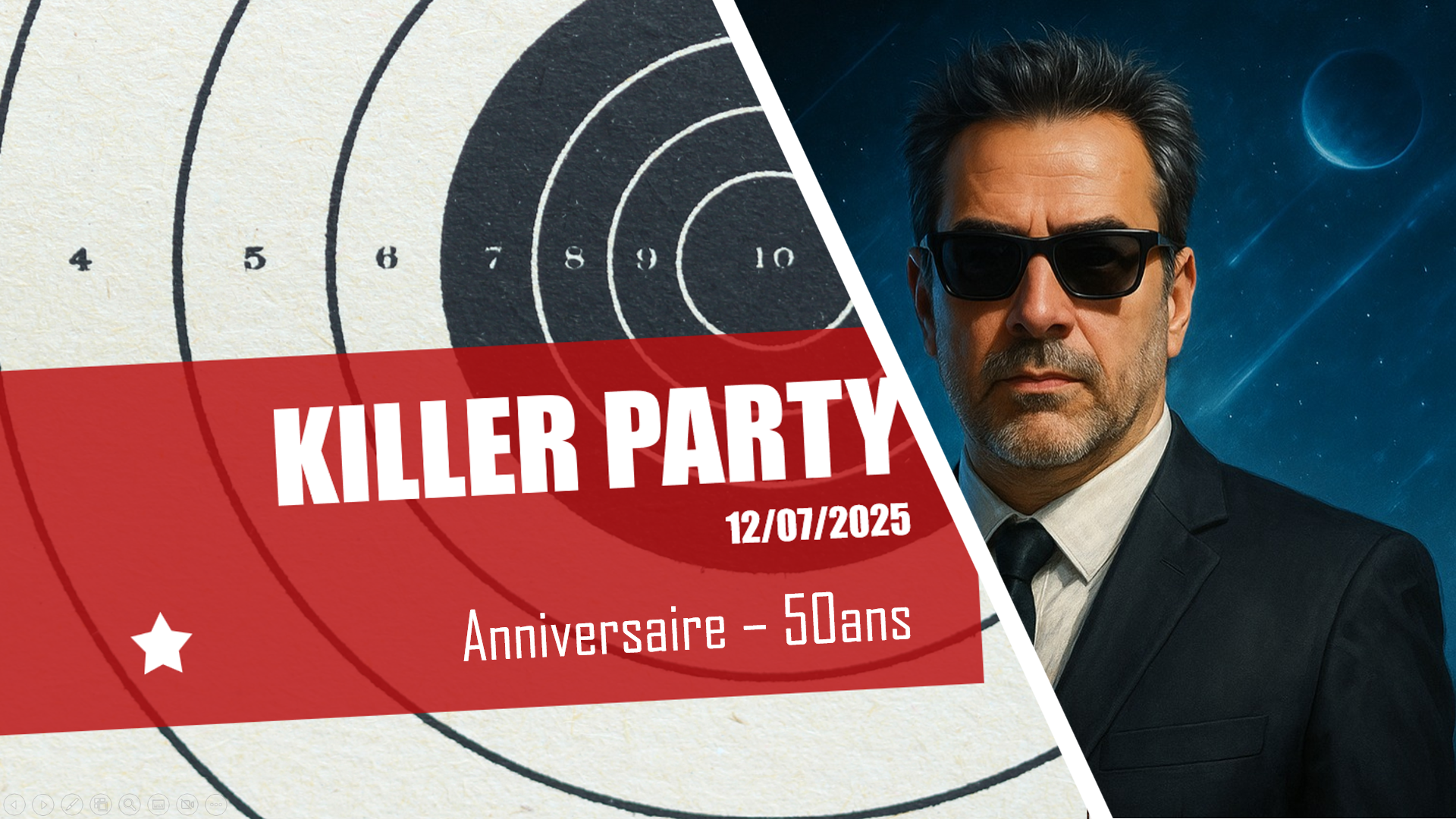 killer party
anniversaire
science fiction